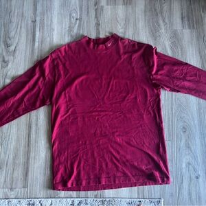 Vintage Nike mock neck long sleeve shirt